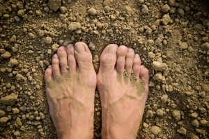 feet in earth