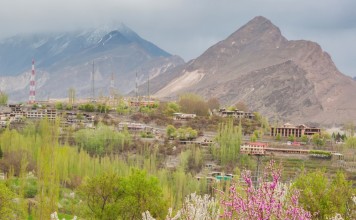 Hunza Valley high in the Himalayas