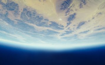 Planet earth above
