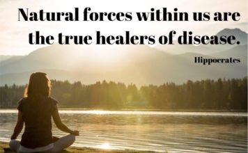 Hippocrates quote about healing disease