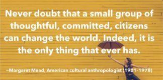 margaret mead quote about small groups of people