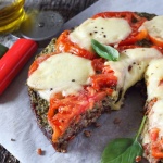 black rice and cheese dish