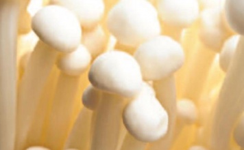 Enoki mushrooms