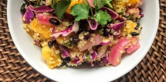 quinoa citrus cilantro salad