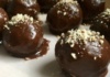chocolate truffles with nuts