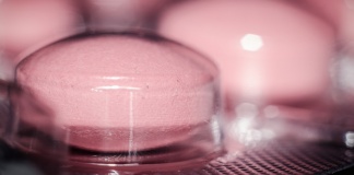 pink tablets in a bubble pack