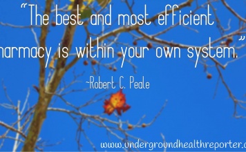 Robert C Peale quote about the most efficient pharmacy