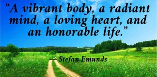 stefan emunds quote about an honorable life