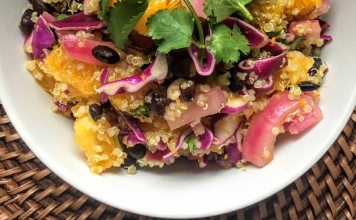 quinoa citrus cilantro salad